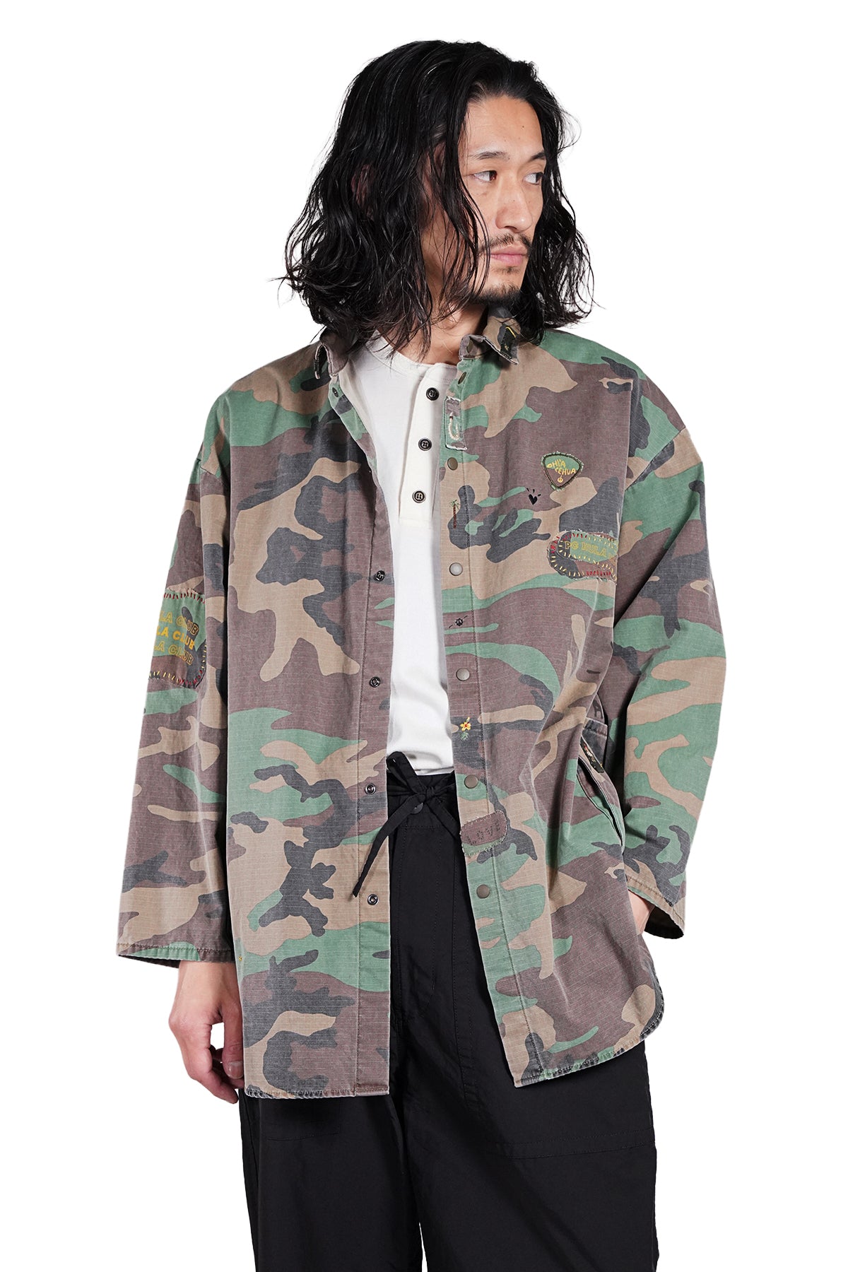 ALOHA CAMOUFLAGE SHIRT JACKET