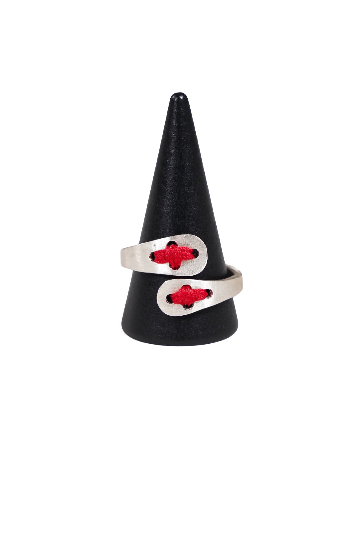 DOUBLE STITCHED CROSS RING