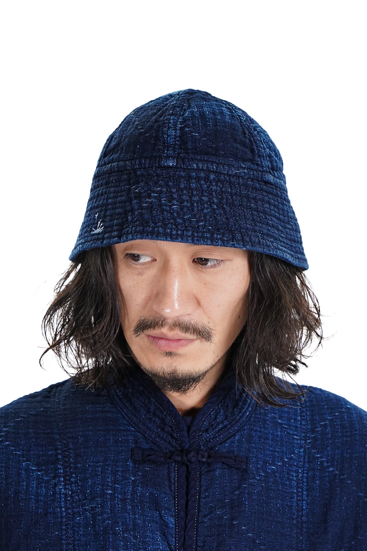 SEA ISLAND SASHIKO SAILOR HAT (LIMITED)