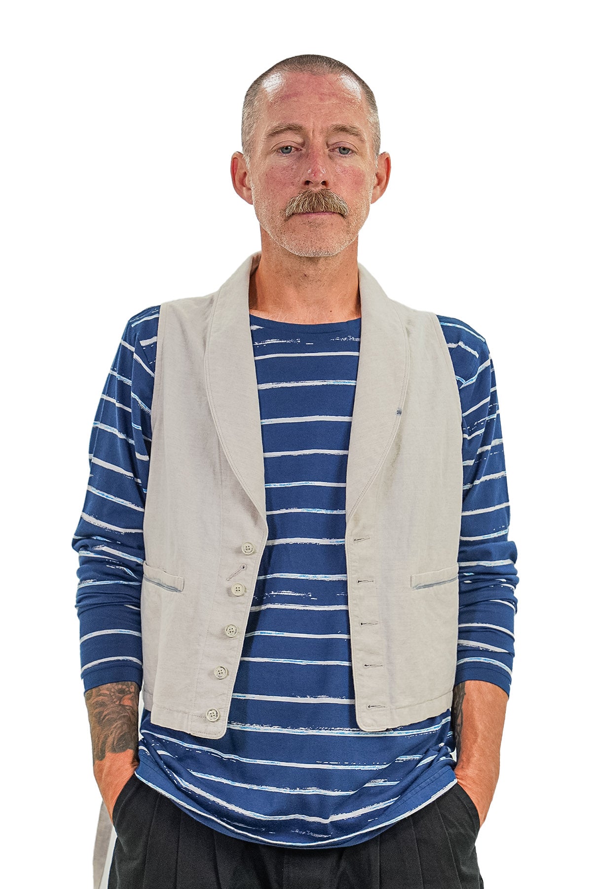 BELLE EPOQUE LINEN VEST
