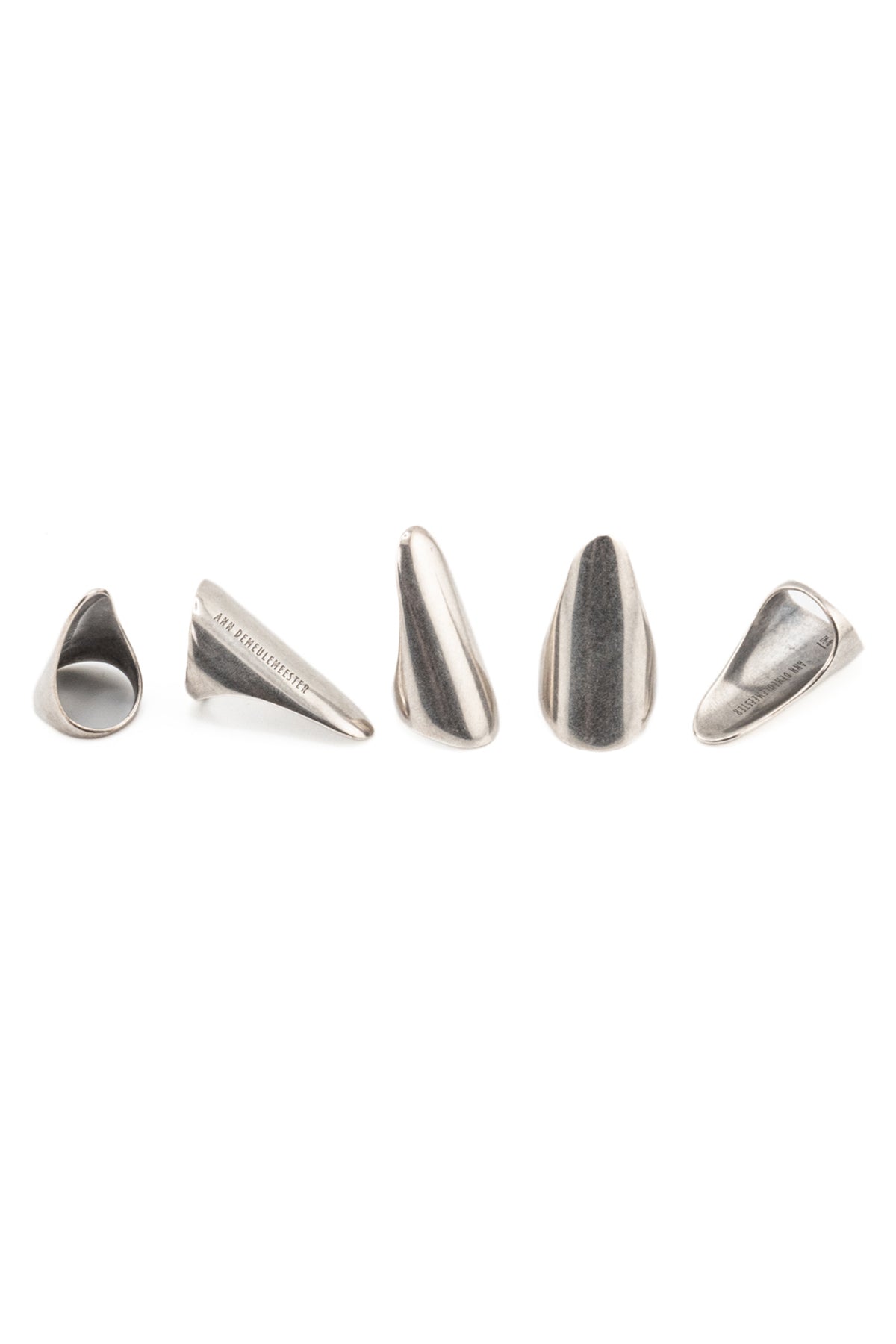 ANTIGOON FINGERNAIL RINGS (SET OF 5)