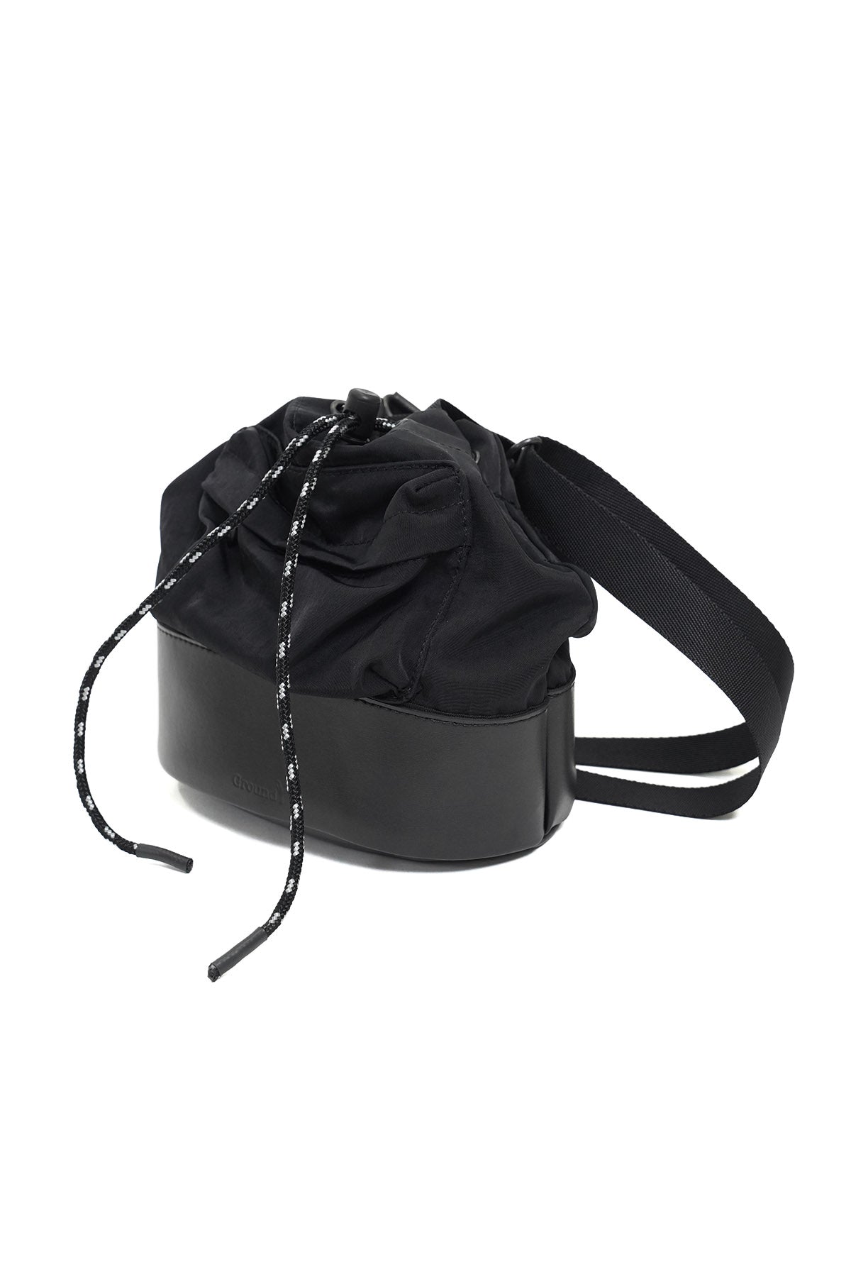 WRINKLED NYLON 2 WAY POUCH