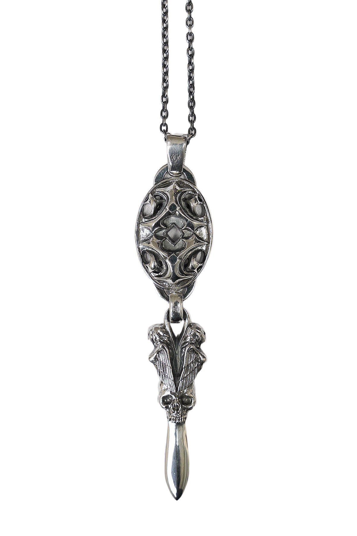 Oval Skull Pendant