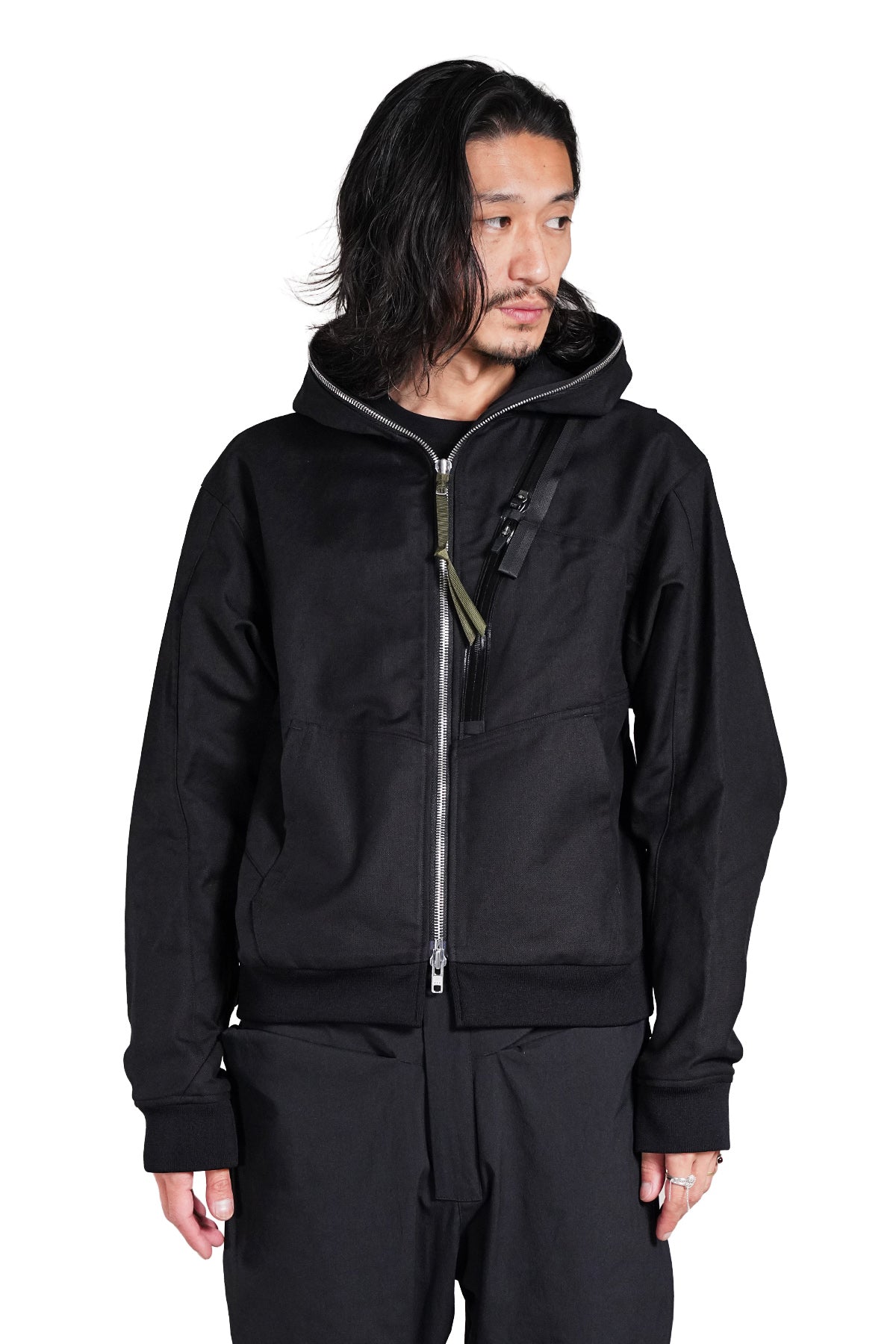 Cotton Ripsmoleskin Hooded Jacket