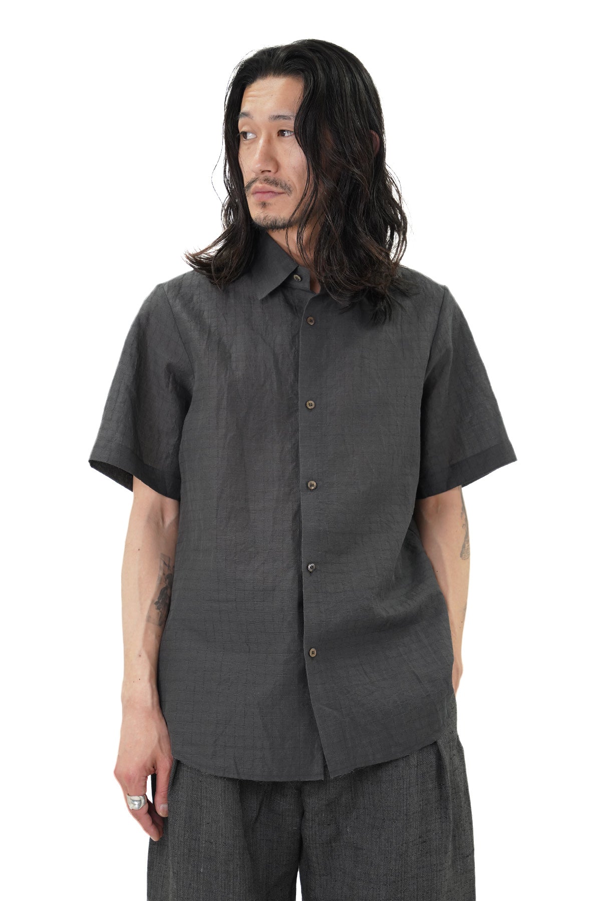 SHORT SLEEVE OVERSIZE SHIRT