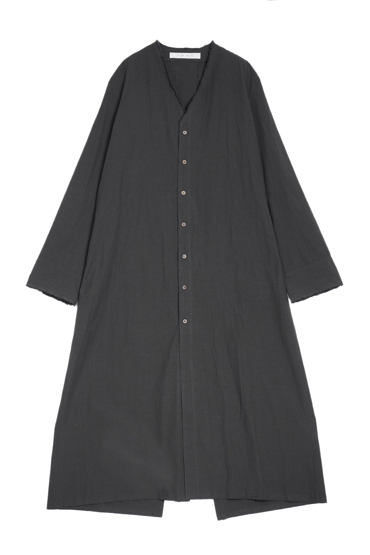 BACK TIED LONG SHIRT DRESS