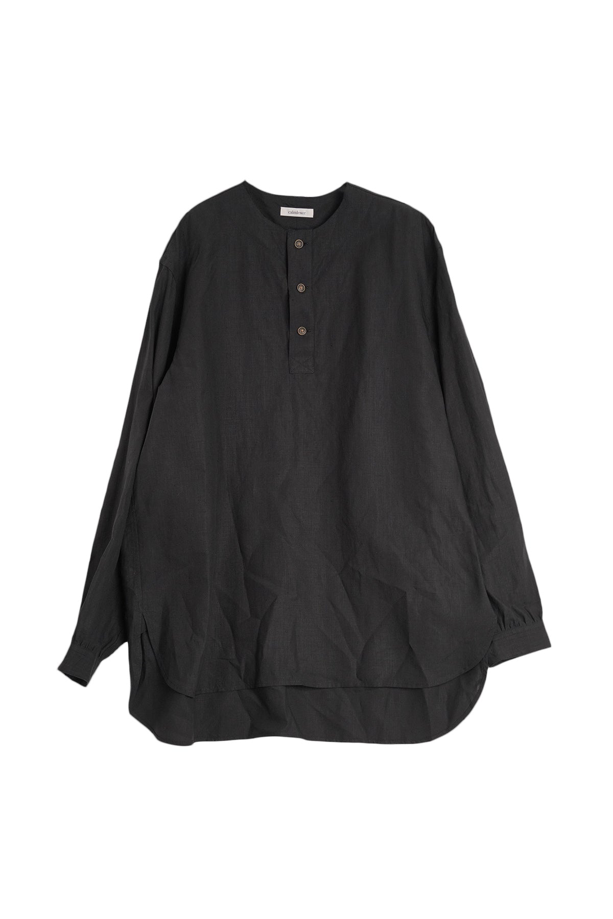 CUTOFF NECK PULLOVER SHIRT