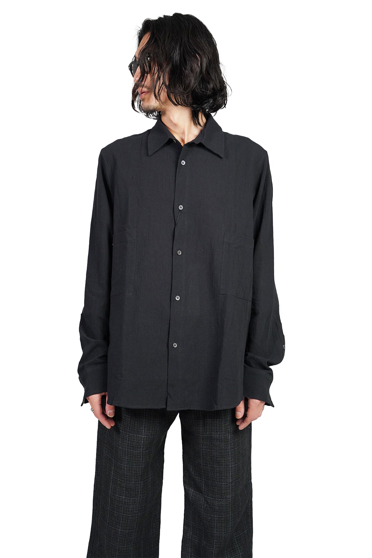 2 FRONT POCKET OVERSIZE SHIRT