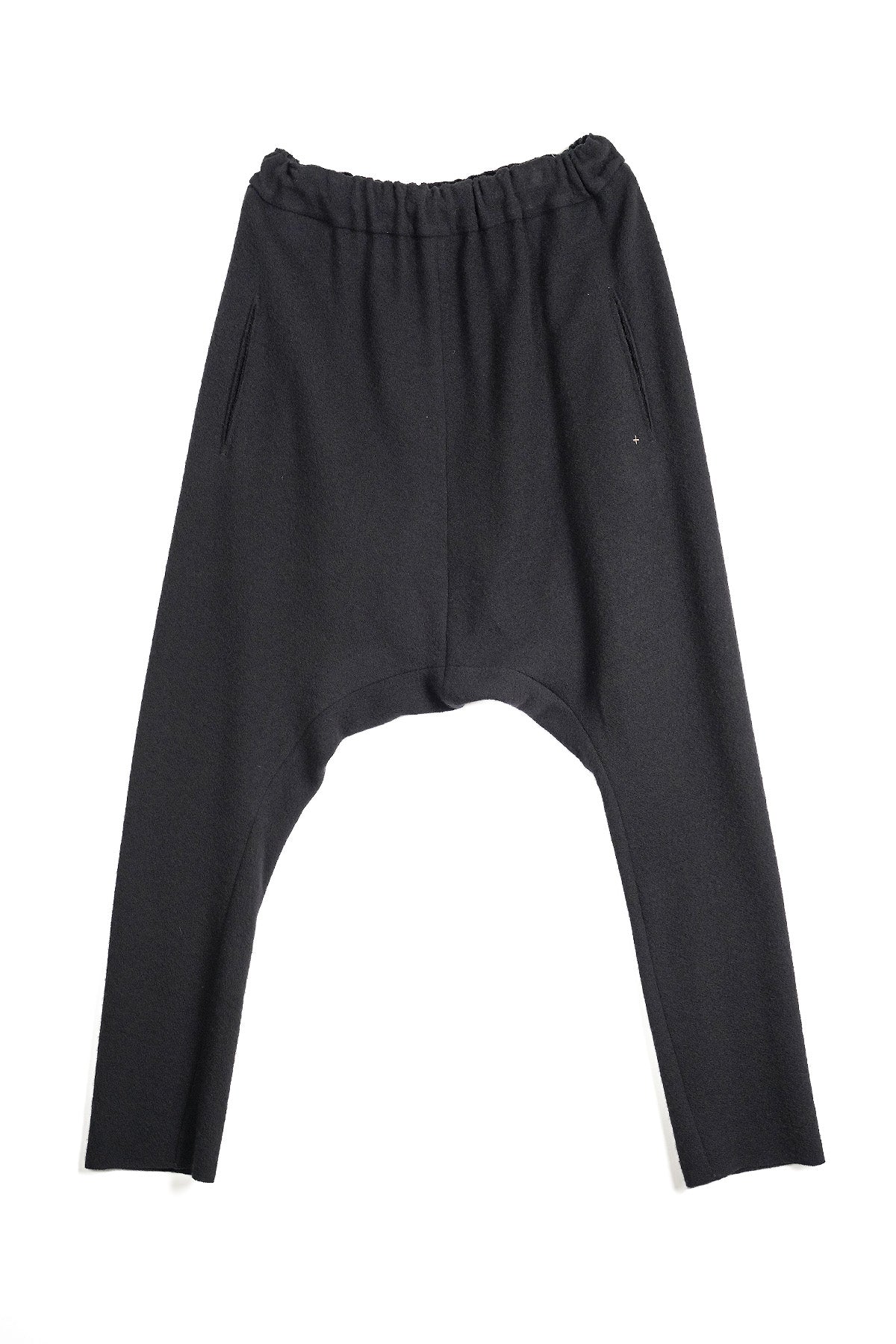 Wool 2 Vertical pocket slastic waist sarouel