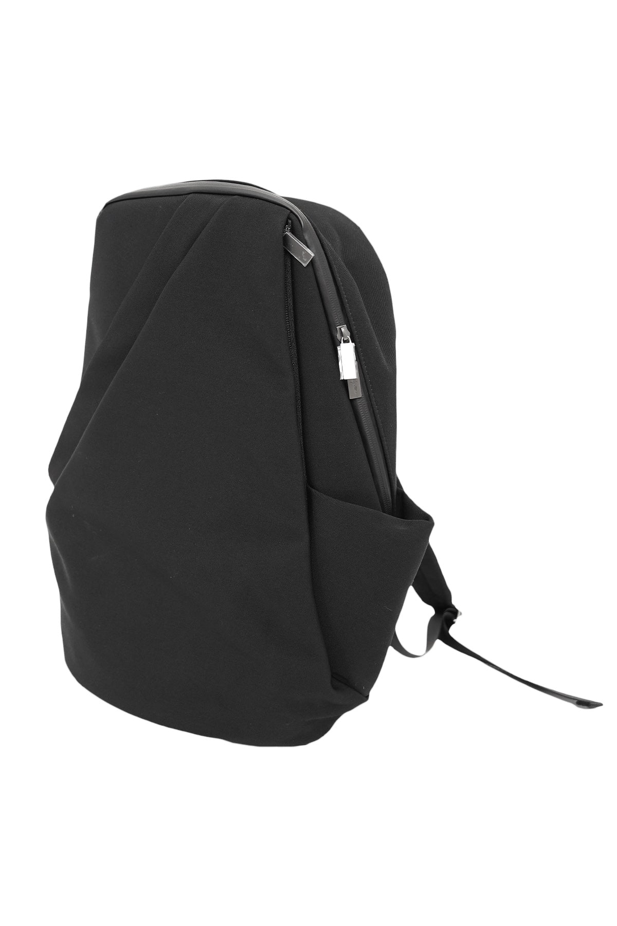 WOOL GABARDINE/NYLON TUCK BACKPACK